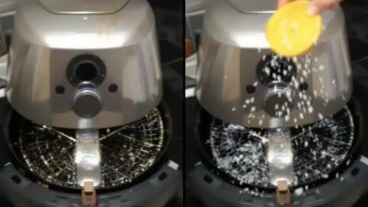 Dzięki temu produktowi kuchennemu za 1 € Twoja frytkownica powietrzna będzie nieskazitelnie czysta w 1 minutę