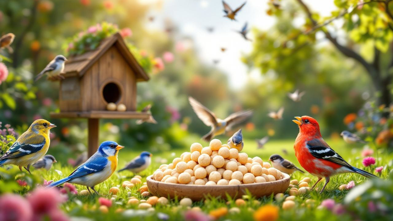 Więcej ptaków w Twoim ogrodzie dzięki domowej kuli tłuszczowej – proste i skuteczne